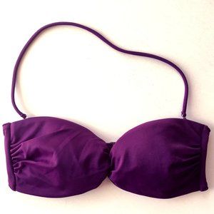 Purple twist bandeau bikini top (Victoria Secret)